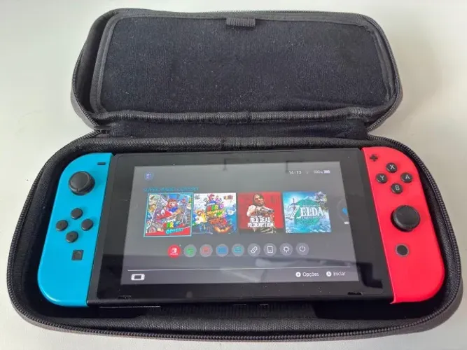 Nintendo Switch V1 Desbloqueado Completo + Jogos