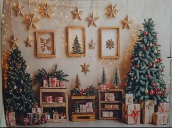 Fundo fotográfico de Natal