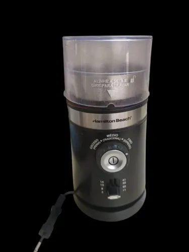 Moedor de Café Elétrico Hamilton Beach Automático 127V Inox