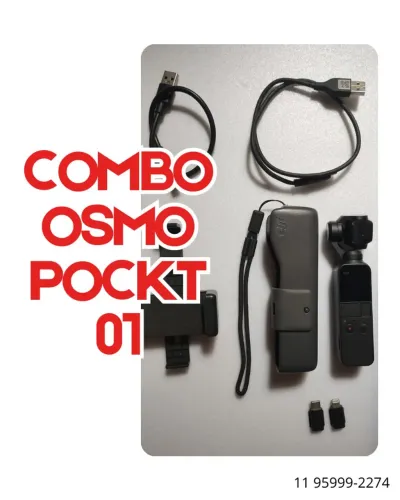 Câmera DJI Osmo Pocket 01- combo
