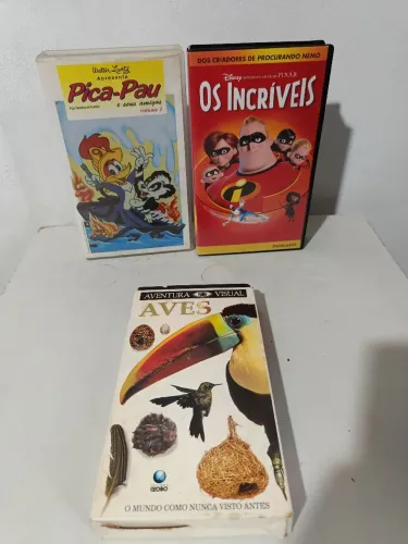 Lote filme vhs