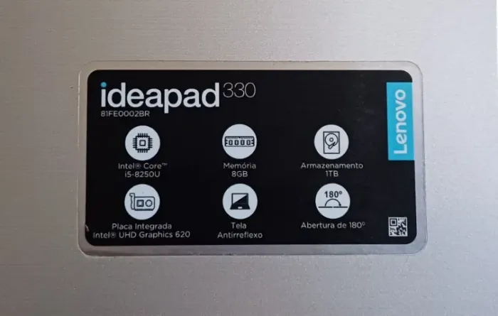 Notebook marca Lenovo, modelo Ideapad 330
