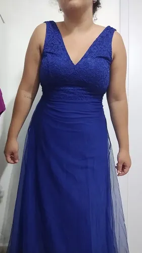 Vestido de festa azul royal M 40