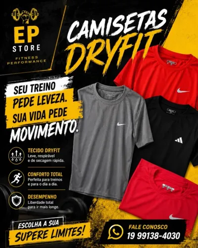 Camisetas Dryfit 