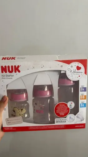 Kit Mamadeiras NUK 3 Unidades - Caixa Aberta - R$ 50