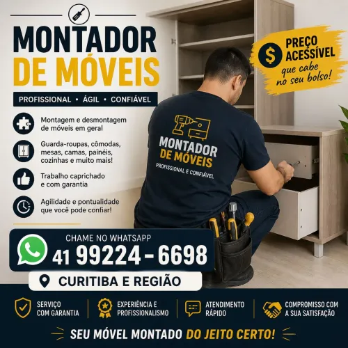 Montador de móveis profissional