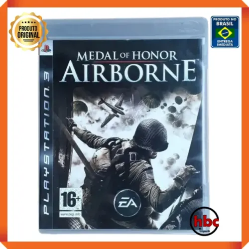 Medal of Honor Airborne P S 3 Original Sem Manual Mídia Física