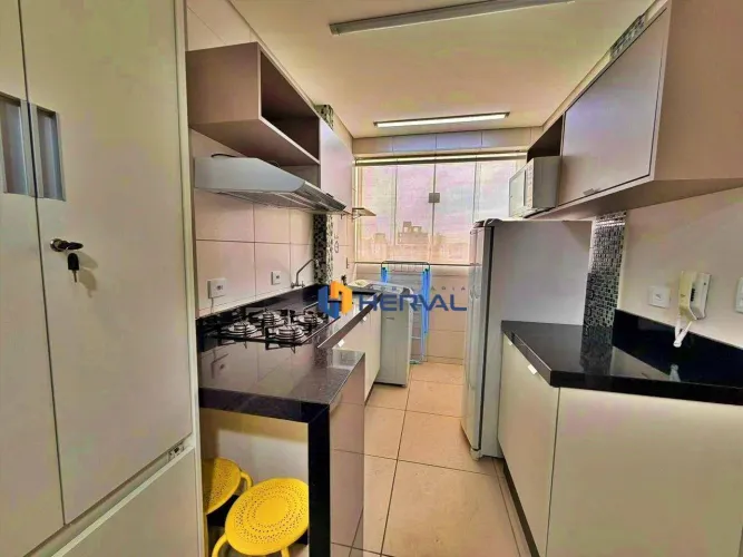 Apartamento com 1 dormitório para alugar, 27 m² por R$ 2.450,00/mês - Vila Esperança - Mar
