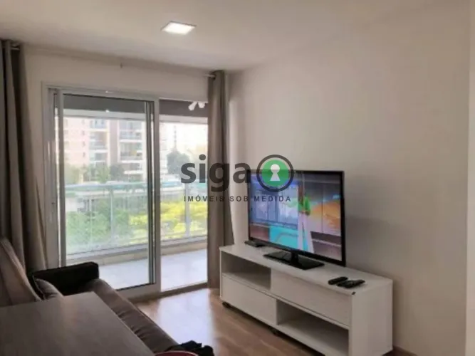 Apartamento de 49m² mobiliado, 1 dormitórios e 1 vagas - Campo Belo - São Paulo/SP