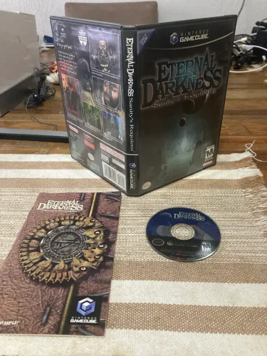 Jogo original americano com manual Eternal Darkness. Envio OLX PAY