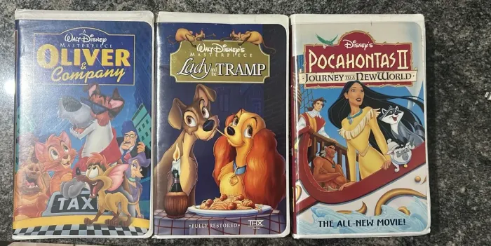 Lote de vhs Disney importado