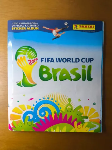 Álbum Panini Copa do Mundo Brasil 2014 Plastificado - Ótimo Estado