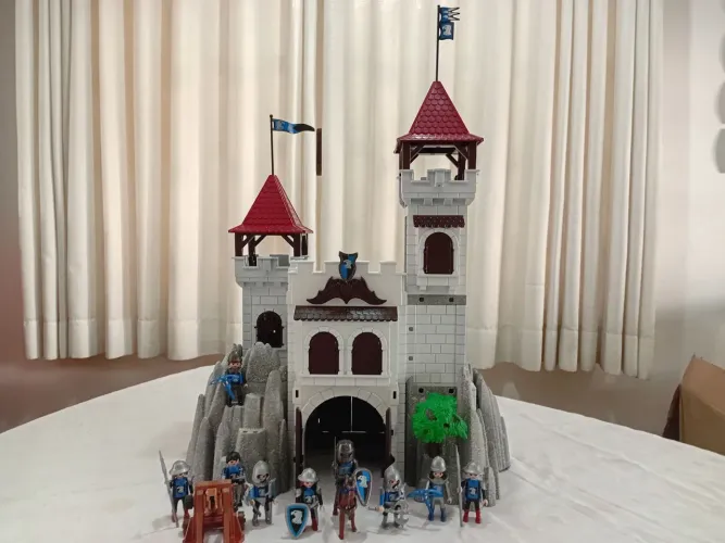 Playmobil Castelo dos Cavaleiros Blue Eagle (Customizado - Especial)