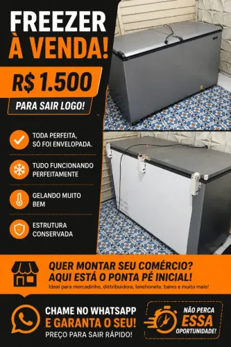 Freezer usado em ótimo estado 