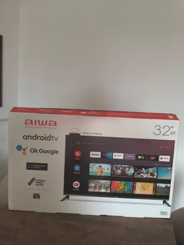 Tv AIWA 32 polegadas Nova com Nota fiscal- borda infinita e Google assistente