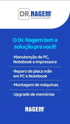 Manutenção em notebooks, impressoras e computadores.