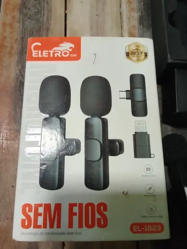 Microfone de lapela eletro