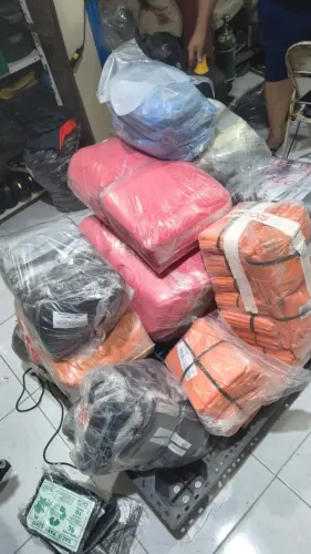 Fardo com 500 Sacos de lixo de 200 Litros Reforçado Vermelho