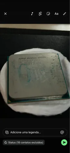 Processador AMD Athlon 3000G + cooler box