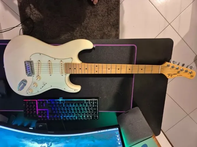 Vendo ou Troco por violão Yamaha / Guitarra Tagima TW 530 + Pedal M-Vave Tank-G + Bag