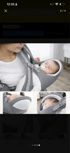 Bolsa Canguru Ergonômico Bebê