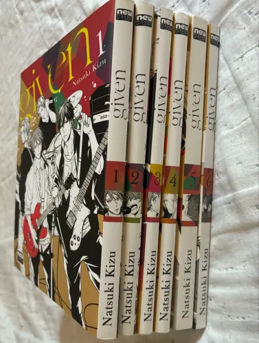 Coleção Mangá Given Vol. 01 a 06