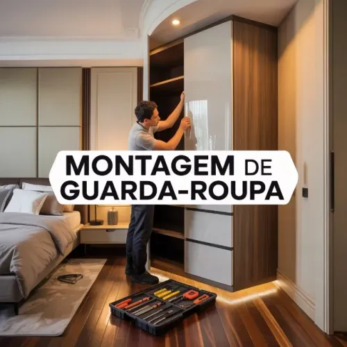 Montador de móveis. Atendimento rápido e serviço garantido.