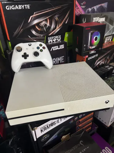 Xbox one s 1 controle, funcionando perfeito 