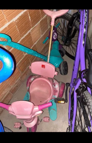 Triciclo e carrinho