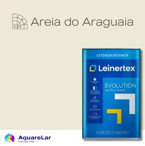 Tinta Acrílica Areia Aragaia