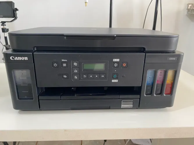 Impressora Multifuncional Canon Mega Tank G6010 - Wi-Fi e Frente e Verso Automático