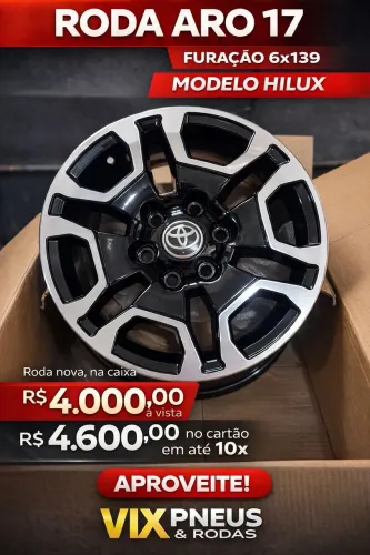 Rodas pra Hillux aro 17