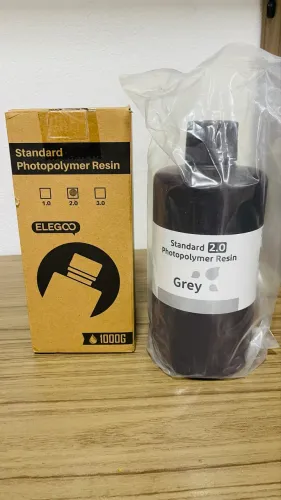 Resina Elegoo Standard 2.0 Cinza 1kg - Nova Lacrada (Impressora 3D) 