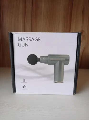 Massageador recarregável com 4 ponteira 
