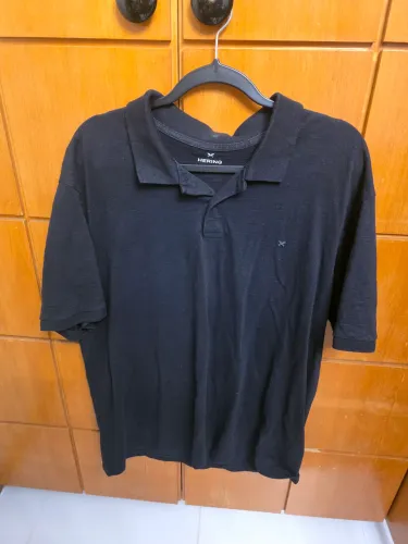 Camisa Polo Hering Preta