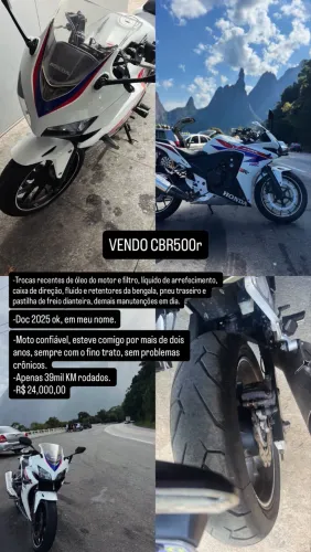 CBR 500r 2014 *nada para fazer*