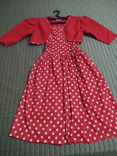 Vestido bolinha fantasia P