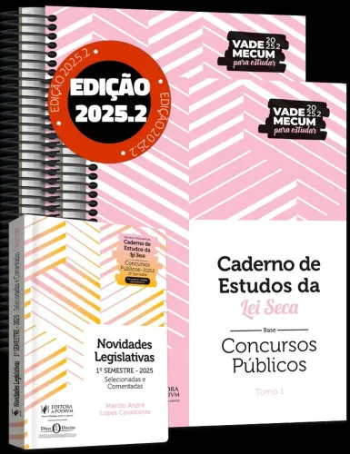 Livro Lei seca para concursos