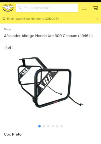 Afastador xre 300 marca chapam barato