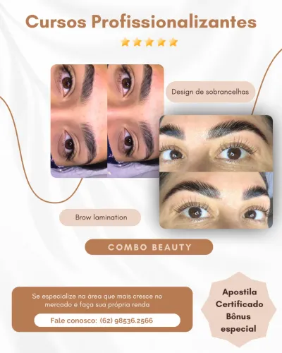 Curso design de sobrancelhas 