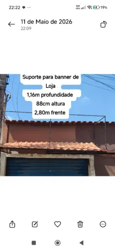 Suporte para banner de Loja