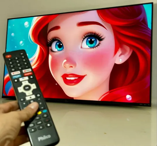 Tv Smart 55 PHILCO ANDROID 4K C/ COMANDO DE VOZ