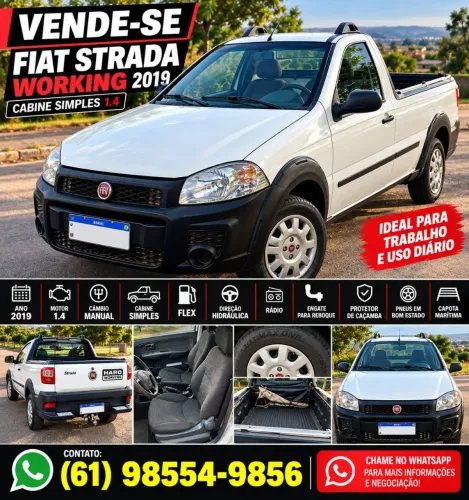 Fiat Strada Working Hard 1.4 Fire Flex 8V CS 2020