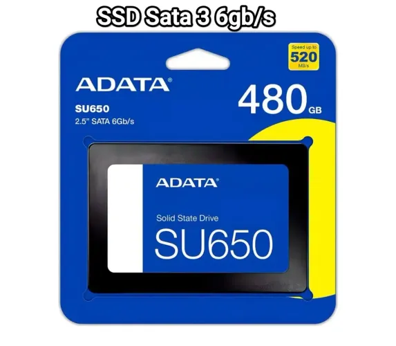 SSD Adata Su650 480gb Sata 3 6gb/s Novo Lacrado