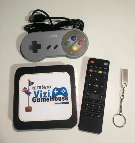 Escolha deu KIT - Console Retrô com Milhares de Jogos | PS1 N64 SNES Mega Drive