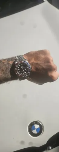? Rolex Relógio GMT Premium Automático Aço Inox - Acabamento Luxo