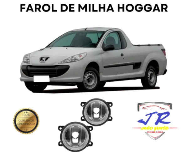 Par Farol de Milha Auxiliar Peugeot Hoggar 2010