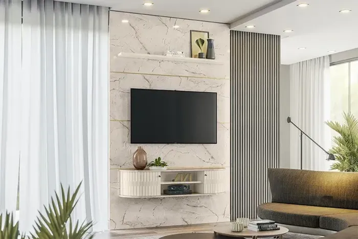 Home theater suspenso para tv até 65"!! Sr32188m