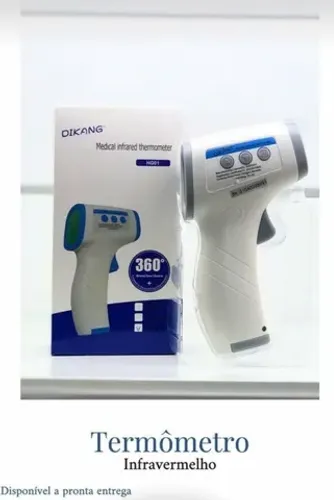 Termômetro Digital Laser Infravermelho Corporal Testa Febre