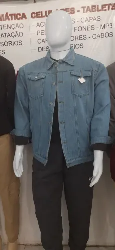 Jaqueta jeans masculina